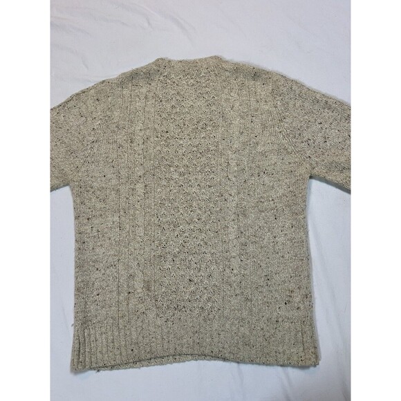 Marisa Christina Cable Knit Sweater Talbots Silk Wool VTG |‎ Cream | Size Medium - Picture 9 of 16
